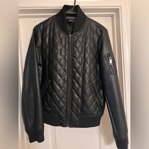 French Connection
Faux - Leather
Bomber Jacket Black